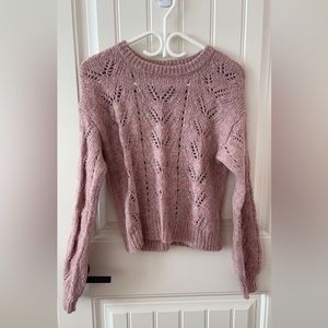 American Eagle cropped knit sweater